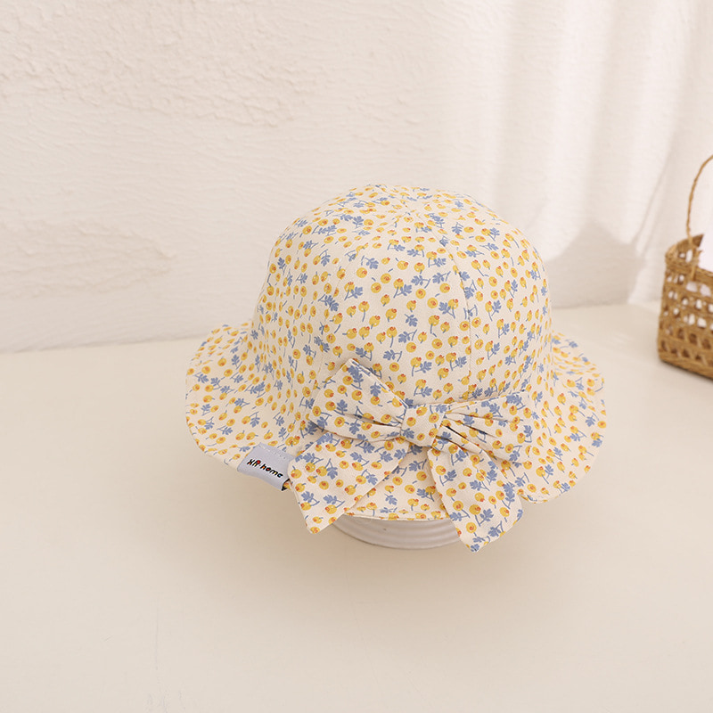 BK00016 70g Gadis Comel Kanak-kanak Kapas Topi Baldi