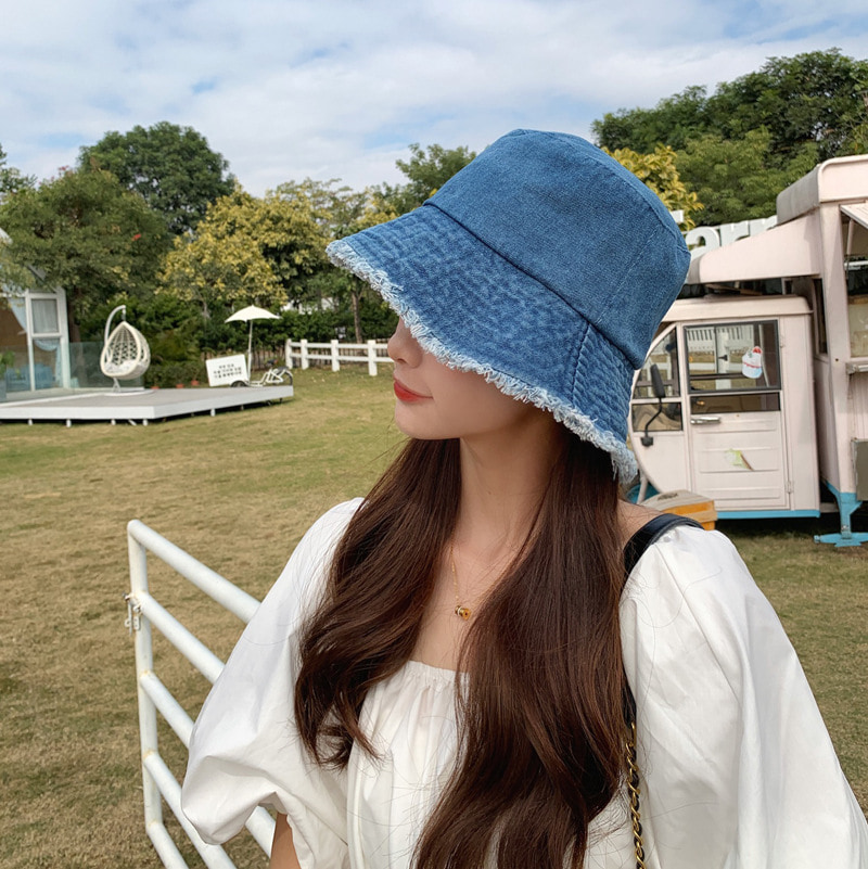 BK00020 200g Topi Baldi Denim Wanita