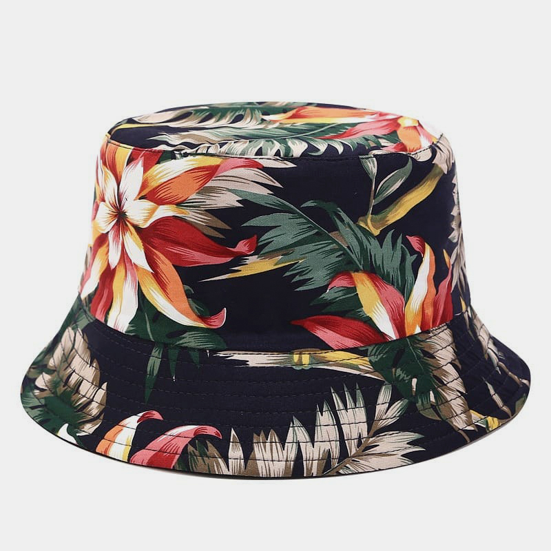 BK00062 Topi Baldi Lipat Sunbonnet Dua Muka Bercetak