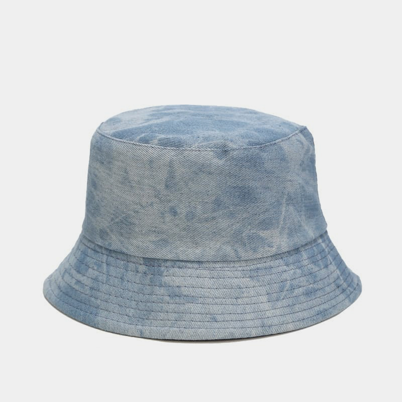 BK00069 Denim Tie-dye Topi Baldi Wanita
