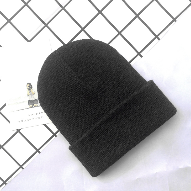 H00011 Topi Rajutan Kanak-kanak Beanie Asas