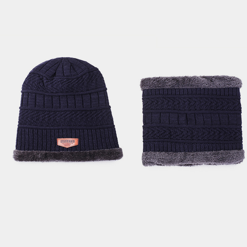 H00015 Topi Knitted Fleece Gaya Ibu Bapa