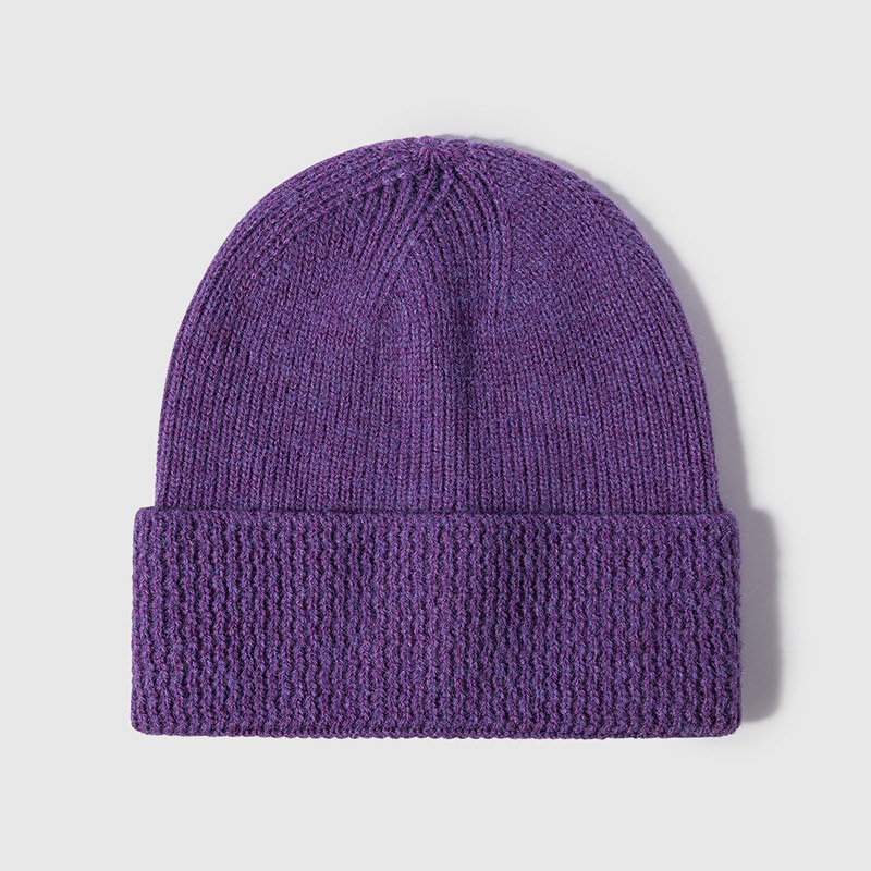 H00017 Kasmir Cuffed Jacquard Topi Rajutan Dewasa