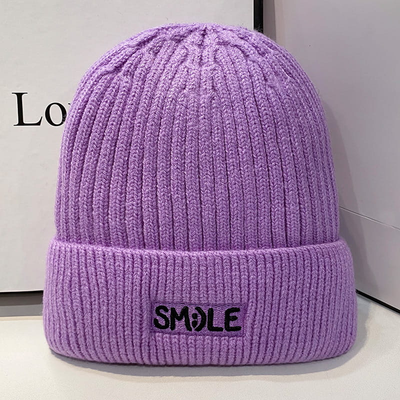 H00019 Pelindung Telinga Musim Sejuk Topi Bersulam Dewasa