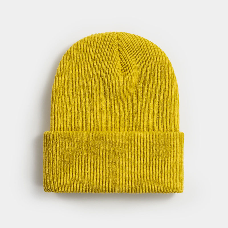 H00040 Topi Rajutan Lelaki Dan Wanita Jalur Pin
