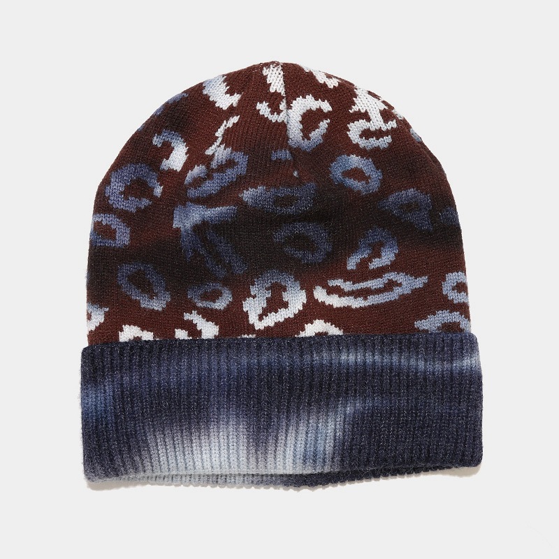 H00081 Topi Berkait Warna Bijirin Leopard Berikat