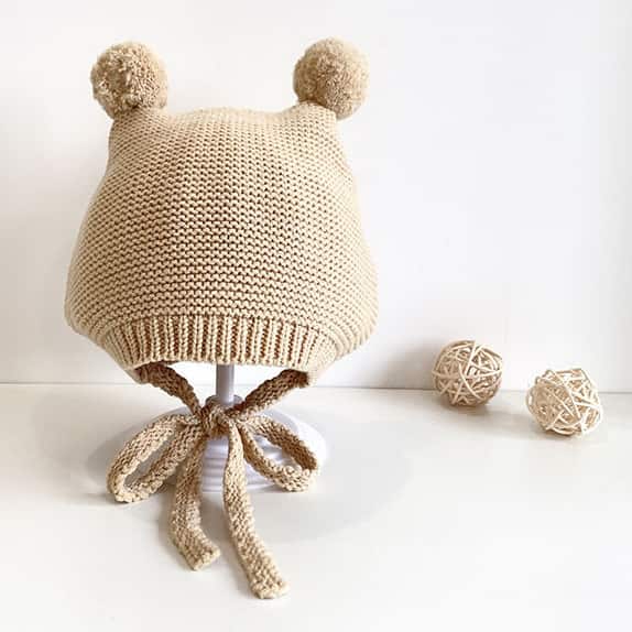 H00087 Topi Rajutan Bulu Kanak-kanak