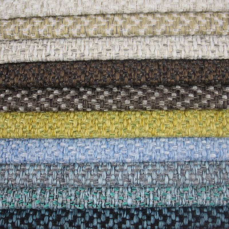 SM-A0006 100% Poliester Tebal Kain Sofa Linen Tahan Haus