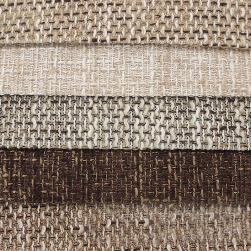 SM-A0026 Net Tenunan Tahan Lama Bertekstur Tiruan Kain Sofa Linen Rata