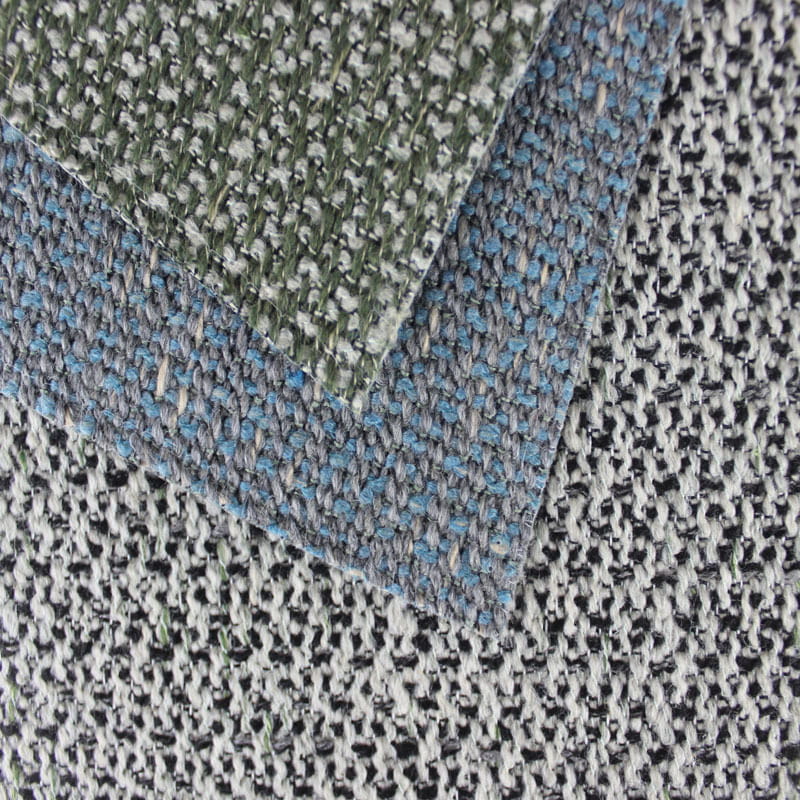 SM-A0031 Fabrik Sofa Linen Tiruan Poliester Tenunan Warna Ganda