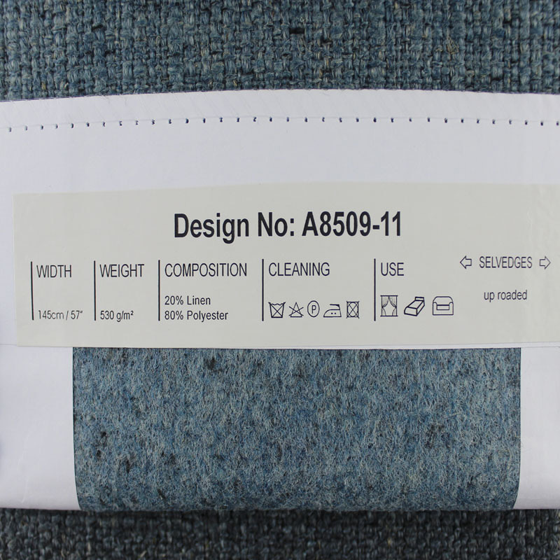 SM-A0034 Poliester Campuran Ketumpatan Tebal Dan Fabrik Sofa Linen