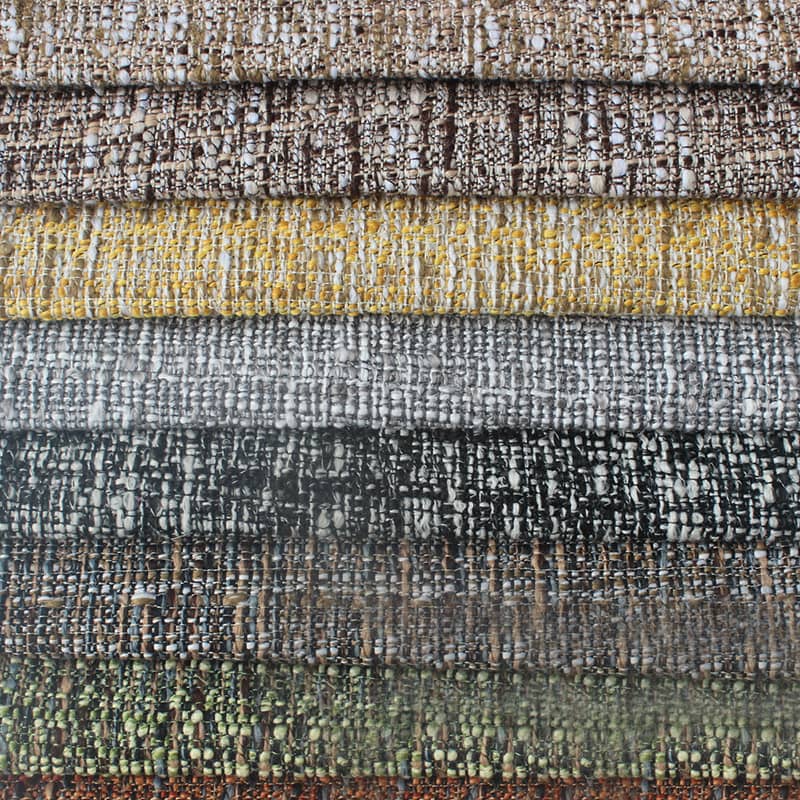SM-A0011 Kain Sofa Linen Tiruan Berbilang Warna Campuran