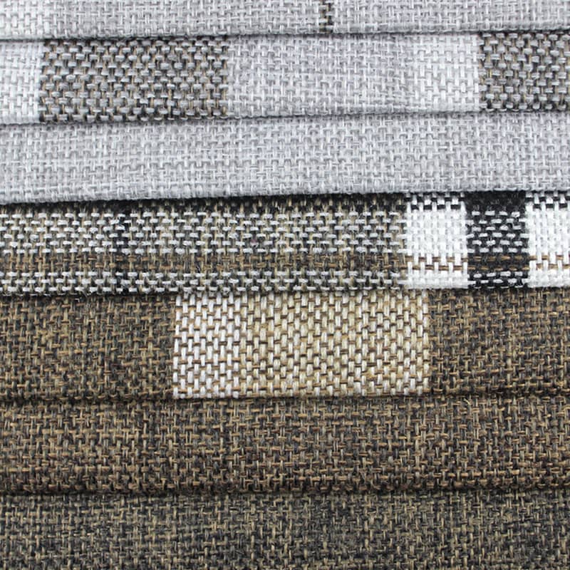 SM-A0004 Diperiksa Poliester Dan Fabrik Sofa Linen