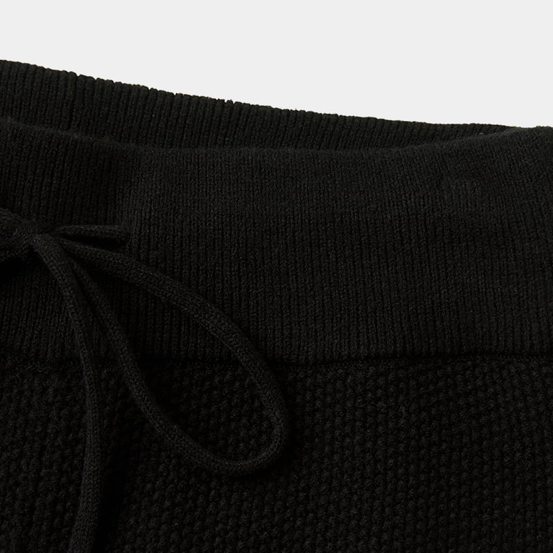 ML2237 Pinggang Tengah Tebal Ketumpatan Tinggi Seluar Berkait Kasual ML2237 Pinggang Tengah Tebal Ketumpatan Tinggi Seluar Berkait Kasual