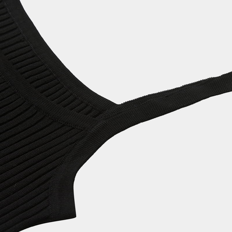 ML2240 Classic Vertical Stripe All-in-one Summer Knitted Sling Vest ML2240 Classic Vertical Stripe All-in-one Summer Knitted Sling Vest