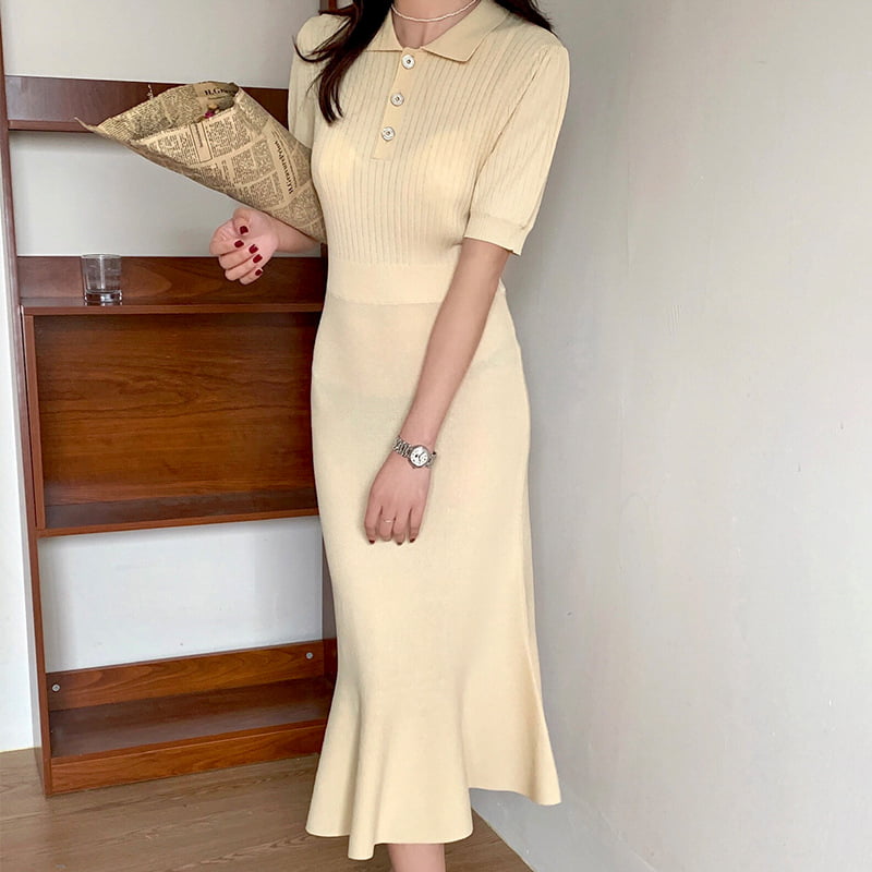 SM-K0021 Pakaian Berkait Perangai Komuter Berdada Tunggal Musim Bunga Wanita