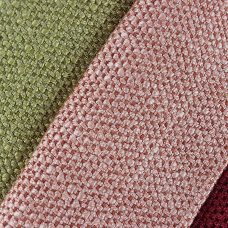 SM-A0035 Kain Sofa Linen Tiruan Kasar Dua warna yang ditebal