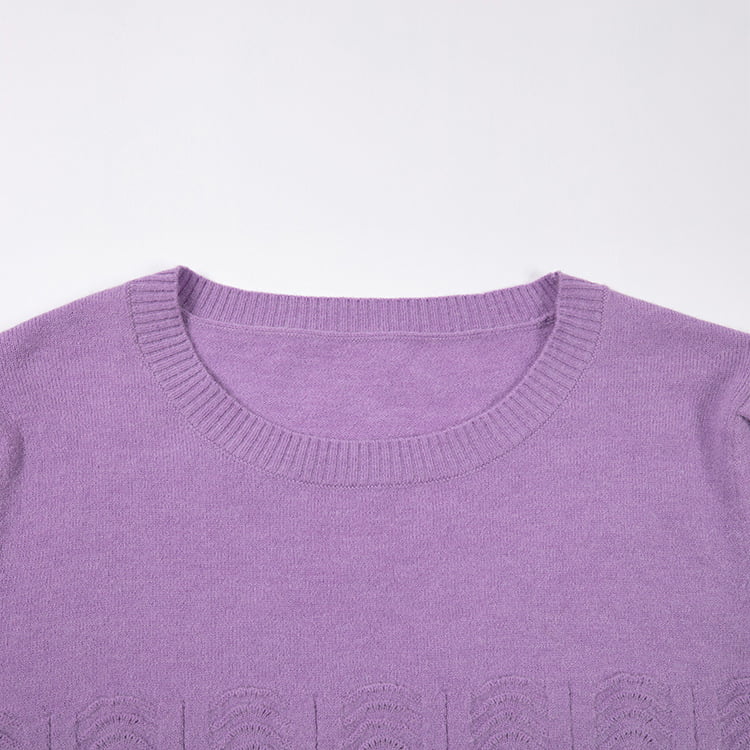 SM-K0039 Musim Bunga/Musim Luruh Pepejal Longgar Lengan Panjang Lipit Bahu Pelompat Rajutan SM-K0039 Musim Bunga/Musim Luruh Pepejal Longgar Lengan Panjang Lipit Bahu Pelompat Rajutan