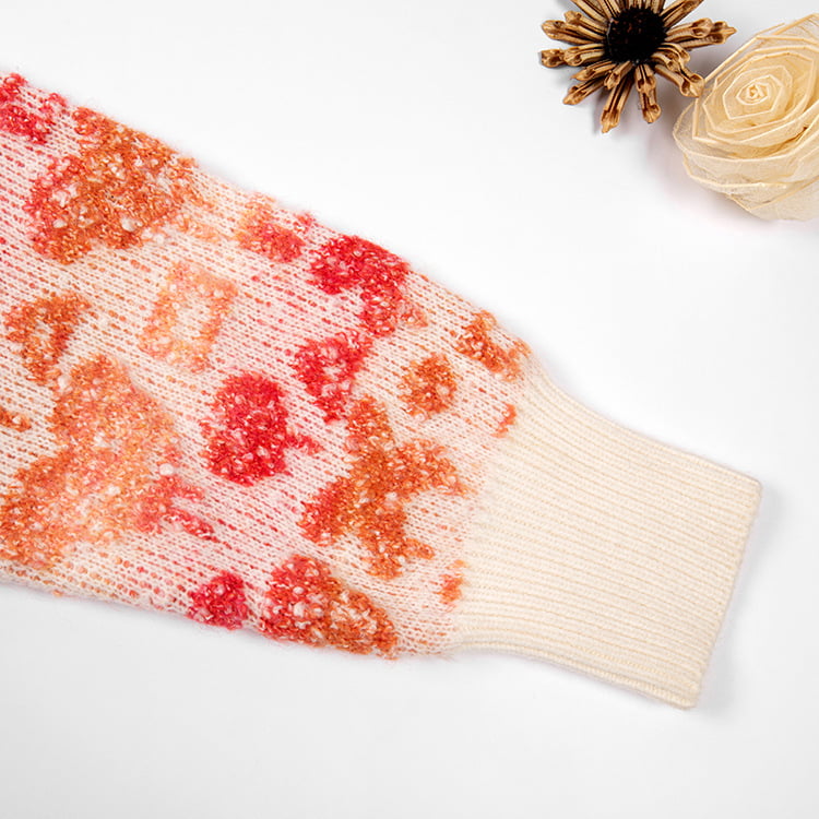 SM-K0038 Sweater Pullover Leher Bulat Pelompat Rajut Corak Tiga Dimensi Manis Wanita SM-K0038 Sweater Pullover Leher Bulat Pelompat Rajut Corak Tiga Dimensi Manis Wanita