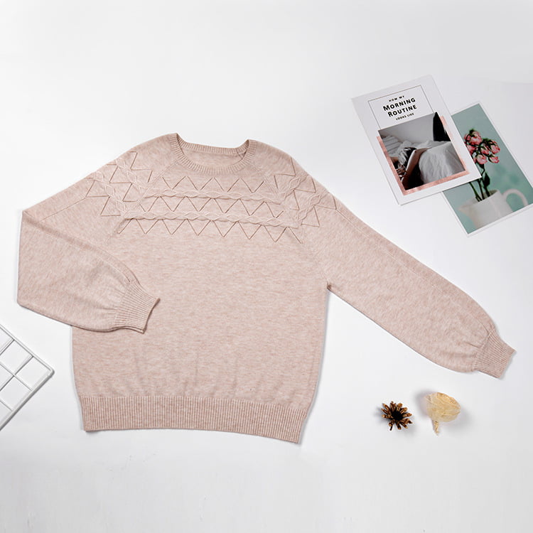 SM-K0042 Longgar Lengan Panjang Berkait Jumper Nipis Beralun Berongga Berikat Bawah Baju SM-K0042 Longgar Lengan Panjang Berkait Jumper Nipis Beralun Berongga Berikat Bawah Baju