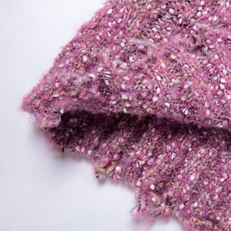 SM-K0037 Musim Bunga Dan Musim Gugur Garis Leher Bulat Keliman Raw Notch Wanita Jumper Rajutan SM-K0037 Musim Bunga Dan Musim Gugur Garis Leher Bulat Keliman Raw Notch Wanita Jumper Rajutan