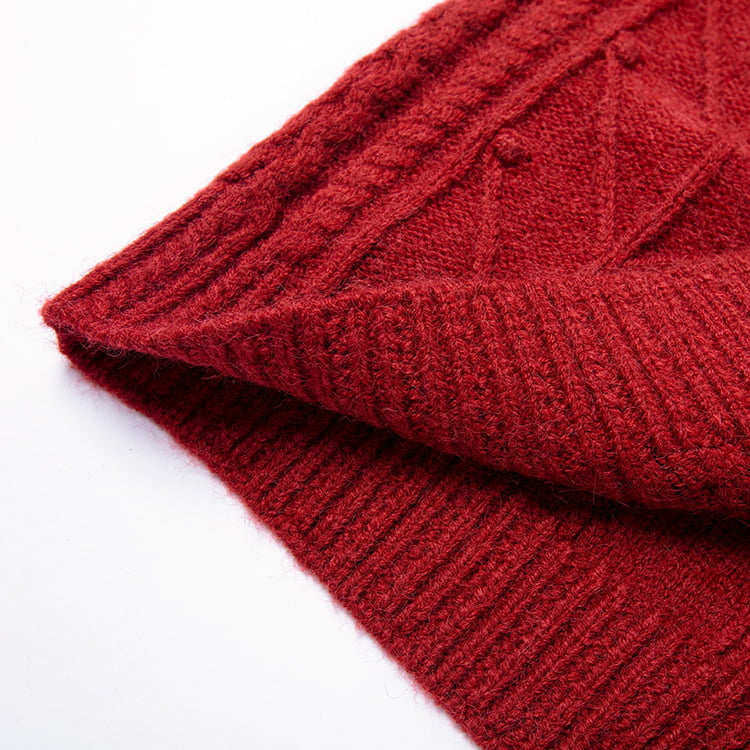 SM-K0034 Butang Tanduk Berdada Tunggal Jacquard Leher Bulat Kardigan Rajutan Musim Gugur Dan Musim Sejuk SM-K0034 Butang Tanduk Berdada Tunggal Jacquard Leher Bulat Kardigan Rajutan Musim Gugur Dan Musim Sejuk