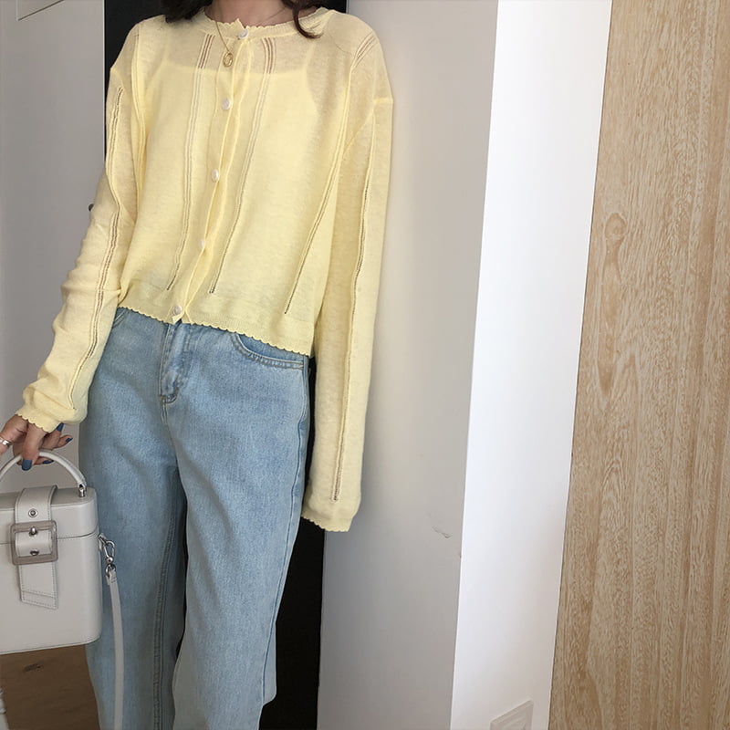 SM-K0014 Summer Sunblock Knit Cardigan Baju Penghawa Dingin Nipis Wanita SM-K0014 Summer Sunblock Knit Cardigan Baju Penghawa Dingin Nipis Wanita