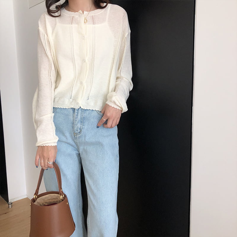 SM-K0014 Summer Sunblock Knit Cardigan Baju Penghawa Dingin Nipis Wanita SM-K0014 Summer Sunblock Knit Cardigan Baju Penghawa Dingin Nipis Wanita