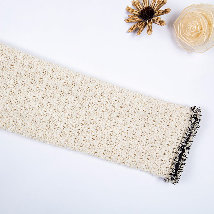 SM-K0049 Warna Kontras Leher Bulat Haruman Kecil Berjumbai Kardigan Rajutan SM-K0049 Warna Kontras Leher Bulat Haruman Kecil Berjumbai Kardigan Rajutan