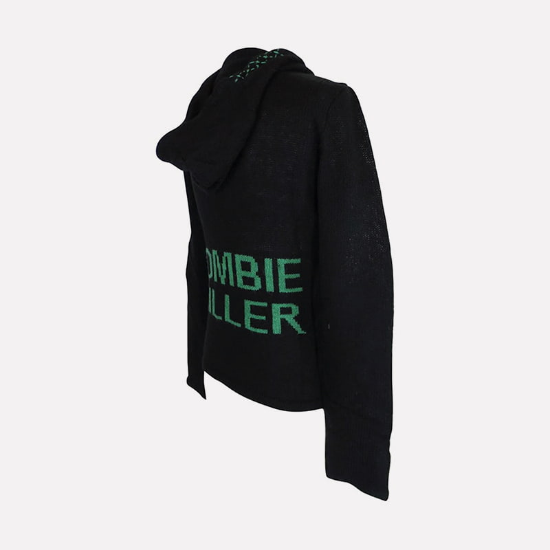 SM-K0098 Monogrammed Hooded Knitted Jumper Close-Knitted Jumper SM-K0098 Monogrammed Hooded Knitted Jumper Close-Knitted Jumper