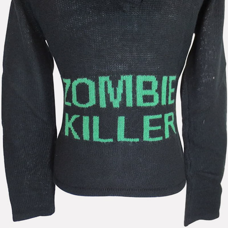 SM-K0098 Monogrammed Hooded Knitted Jumper Close-Knitted Jumper SM-K0098 Monogrammed Hooded Knitted Jumper Close-Knitted Jumper