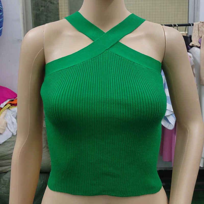 SM-K0106 Tali Silang Gantung Leher Berkait Tanpa Lengan Vest SM-K0106 Tali Silang Gantung Leher Berkait Tanpa Lengan Vest