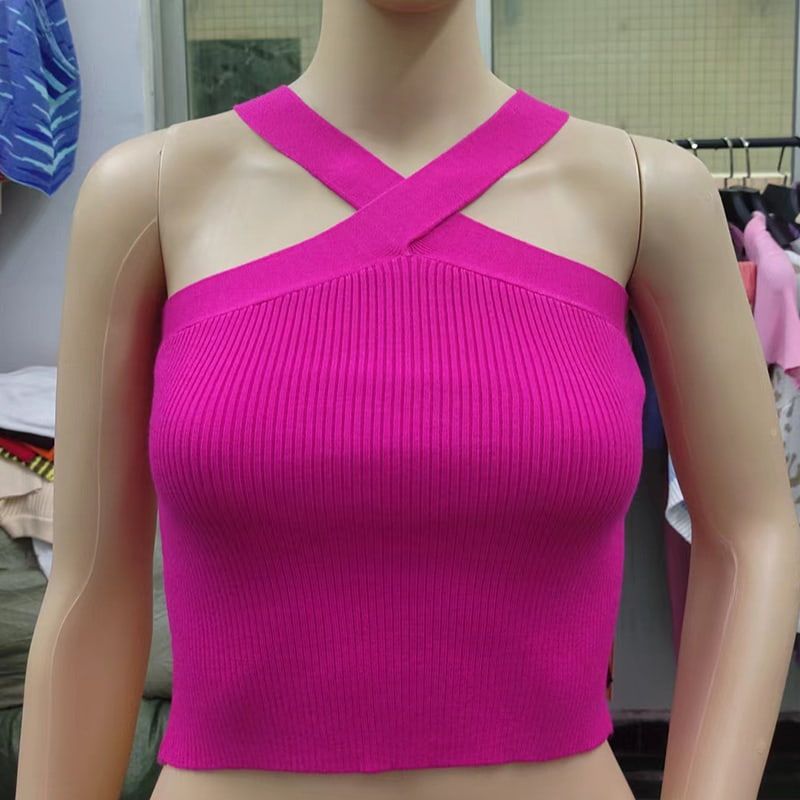 SM-K0106 Tali Silang Gantung Leher Berkait Tanpa Lengan Vest SM-K0106 Tali Silang Gantung Leher Berkait Tanpa Lengan Vest