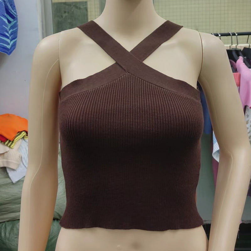 SM-K0106 Tali Silang Gantung Leher Berkait Tanpa Lengan Vest SM-K0106 Tali Silang Gantung Leher Berkait Tanpa Lengan Vest