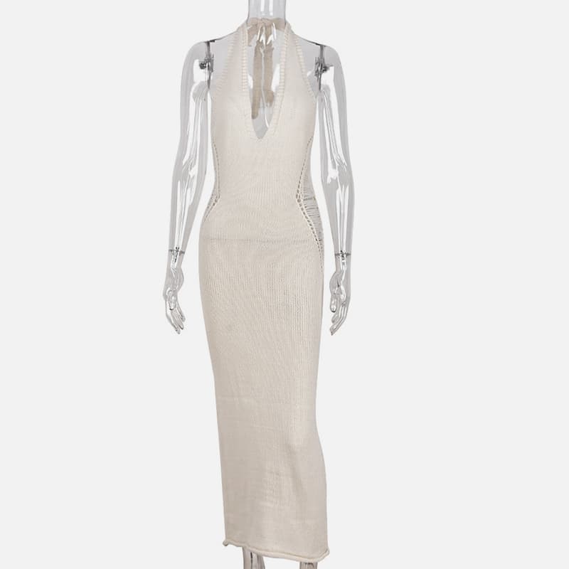 SM-K0073 Pakaian Berkait Halterneck V-Leher Tanpa Lengan Warna Pejal SM-K0073 Pakaian Berkait Halterneck V-Leher Tanpa Lengan Warna Pejal