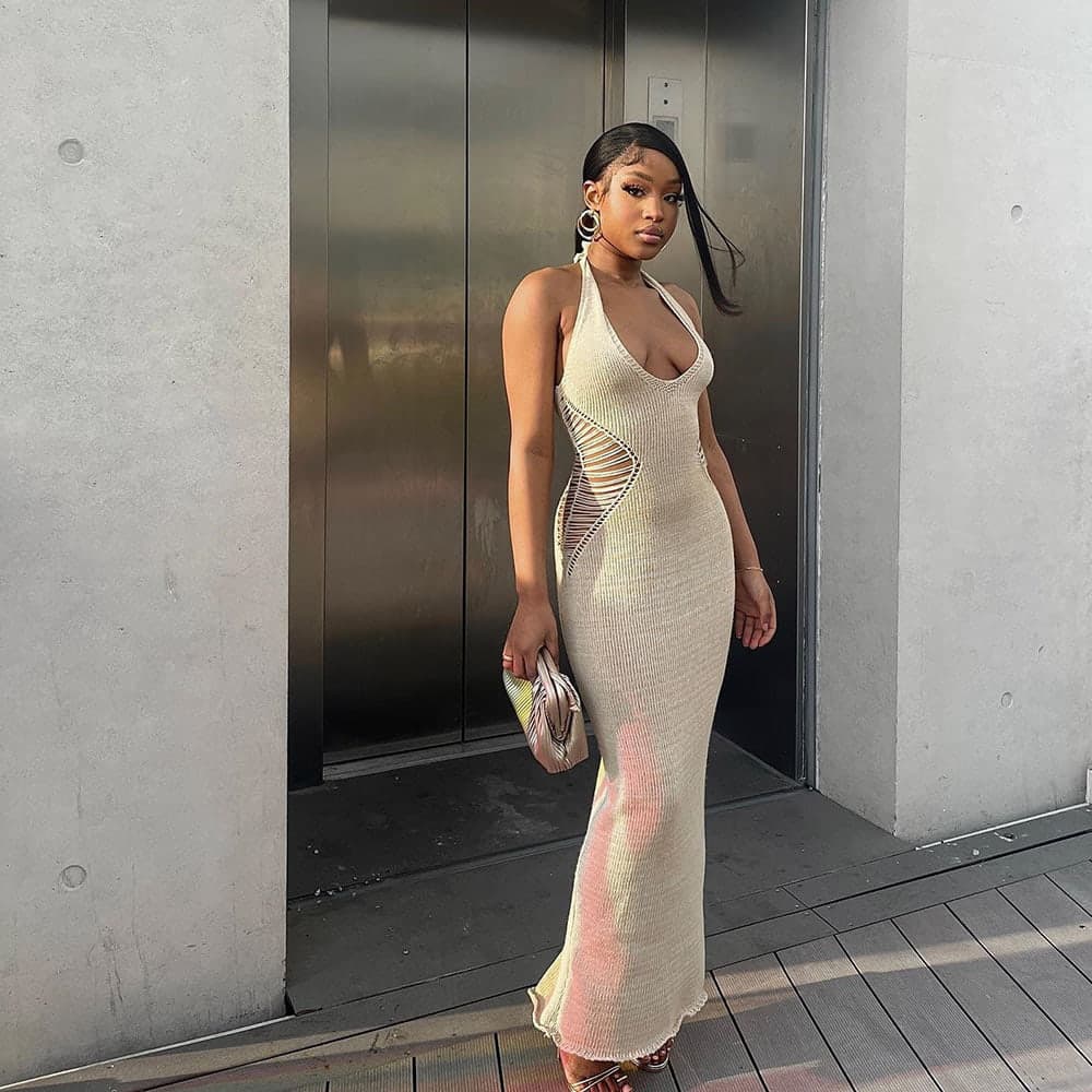 SM-K0073 Pakaian Berkait Halterneck V-Leher Tanpa Lengan Warna Pejal SM-K0073 Pakaian Berkait Halterneck V-Leher Tanpa Lengan Warna Pejal