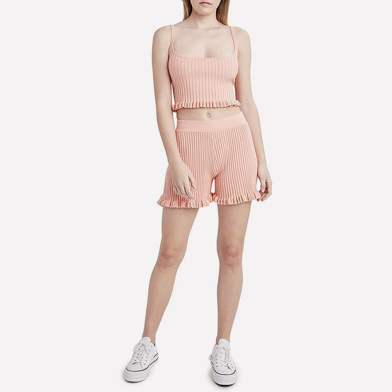 SM-K0054 Sut Berkait Tanpa Lengan dan Seluar Pendek U-leher SM-K0054 Sut Berkait Tanpa Lengan dan Seluar Pendek U-leher